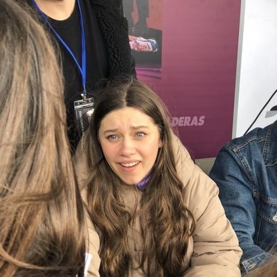 Eva, en las primeras firmas de discos de 'OT 2020'
