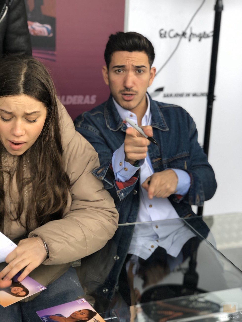 Bruno, en las firmas de discos de 'OT 2020'