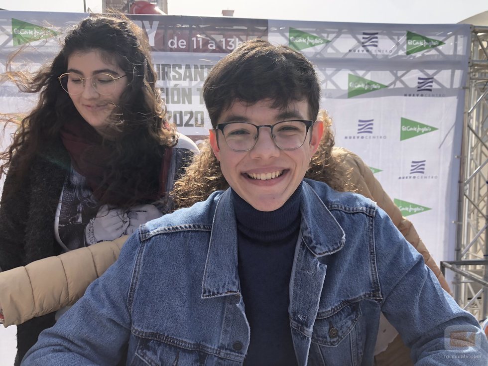 Flavio en las firmas de discos de 'OT 2020'