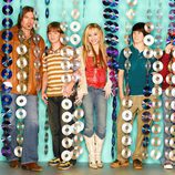 'Hannah Montana' con Miley Cyrus y el resto de protagonistas