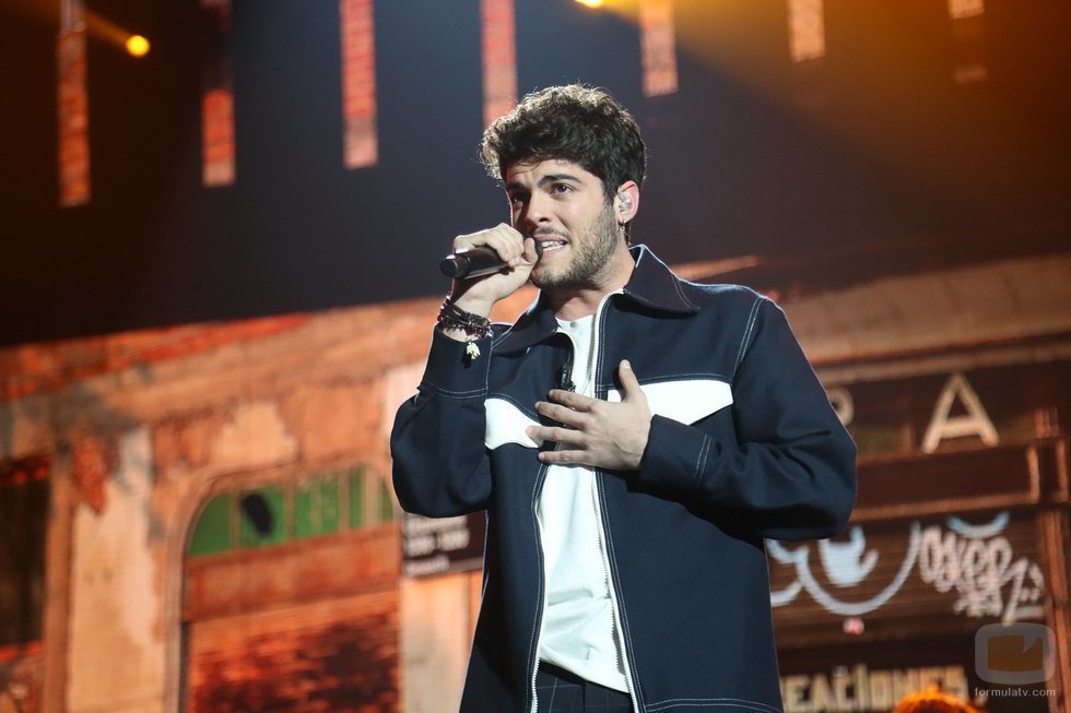 Rafa interpreta "Cojo el saco y me retiro" en la Gala 7 de 'OT 2020'