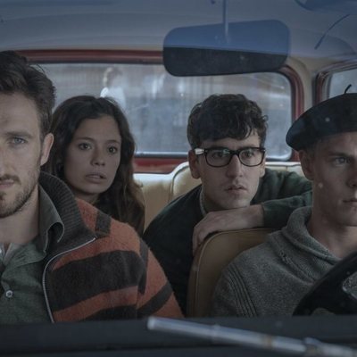 Joan Amargós, Anna Castillo, Àlex Monner y Patrick Criado en 'La línea invisible'
