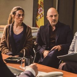 Itziar Atienza, Roberto Álamo y Miriam Giovanelli en 'Caronte'