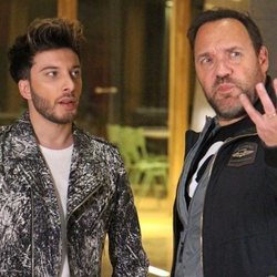 Blas Cantó con el director de su postal para Eurovisión 2020