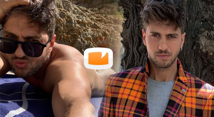 Dani Luque, actor de 'Mercado central', completamente desnudo en la playa