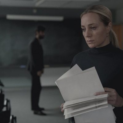 Ángela Cremonte, en el aula, en 'Mentiras'
