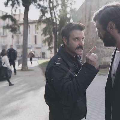 Miquel Fernández y Javier Rey, en 'Mentiras'
