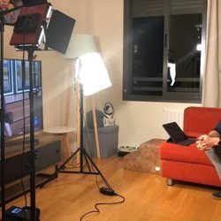El set de Roberto Leal para presentar 'OT 2020' desde su casa