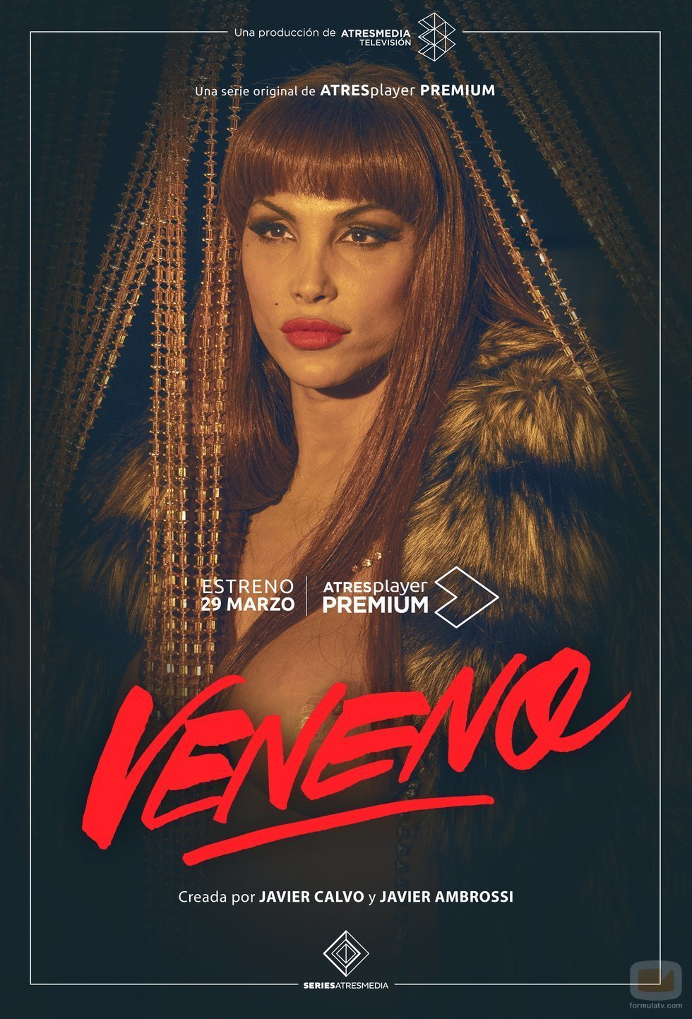 Daniela Santiago en el cartel promocional de 'Veneno'