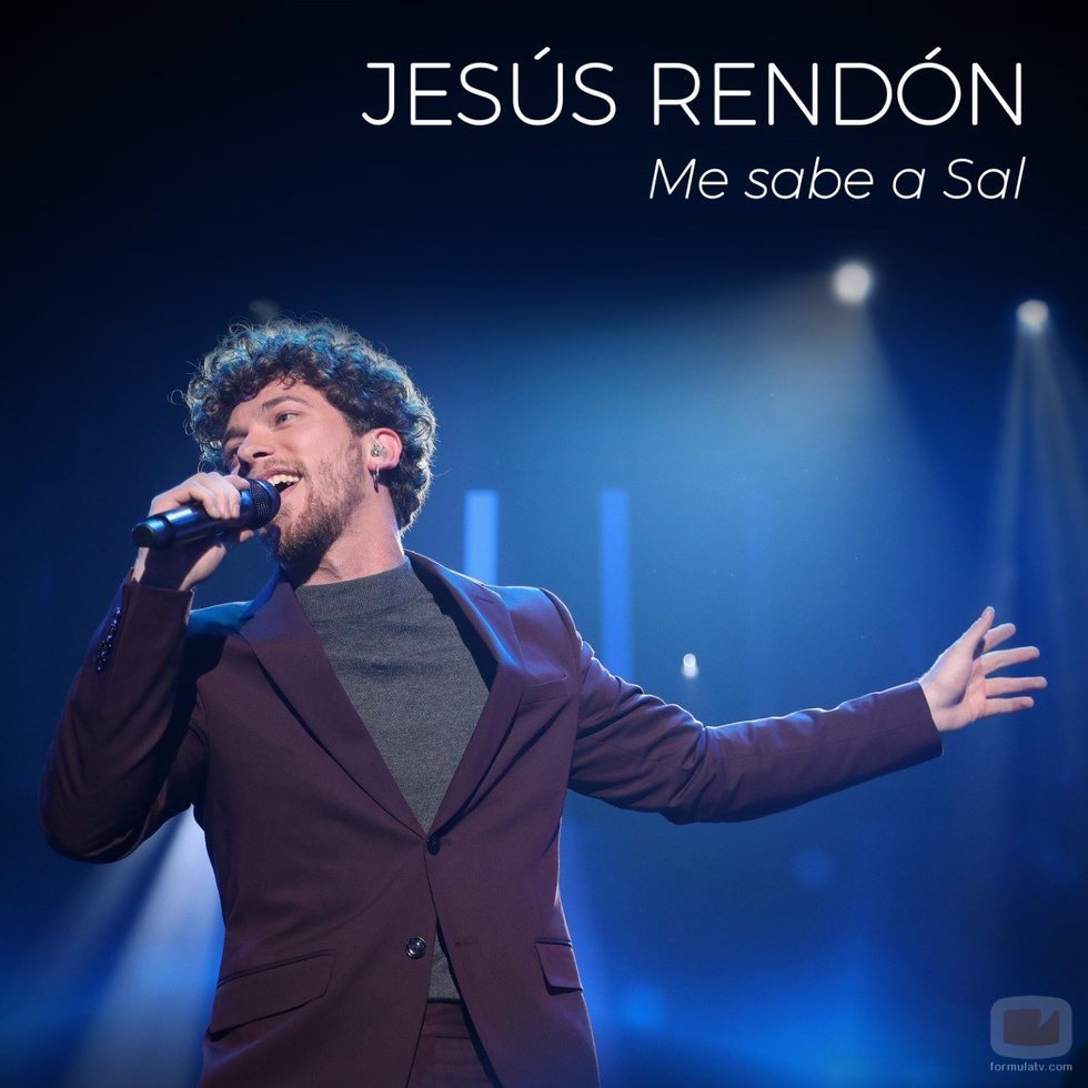Portada del single de Jesús Rendón ('OT 2020'), "Me sabe a sal"