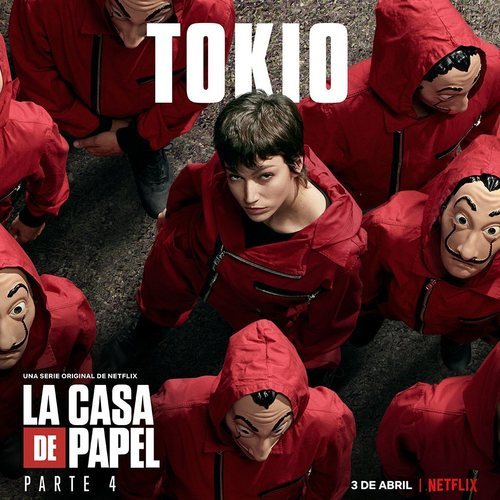 Póster de Tokio para la cuarta parte de 'La Casa de Papel'