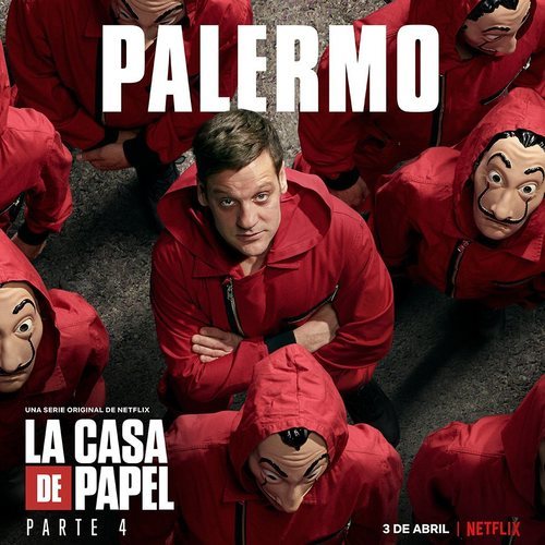 Póster de Palermo para la cuarta parte de 'La Casa de Papel'
