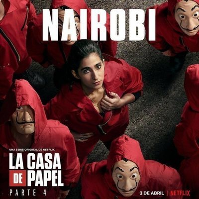 Póster de Nairobi para la cuarta parte de 'La Casa de Papel'