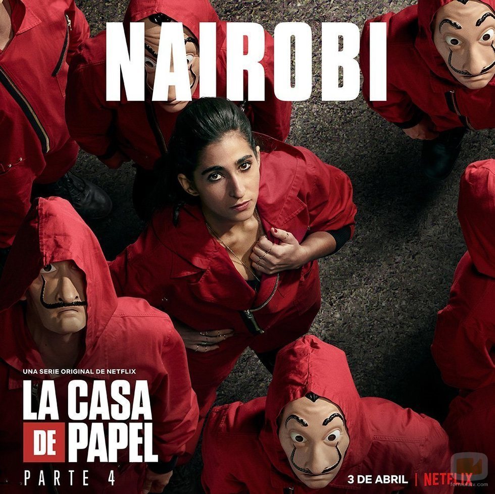 Póster de Nairobi para la cuarta parte de 'La Casa de Papel'