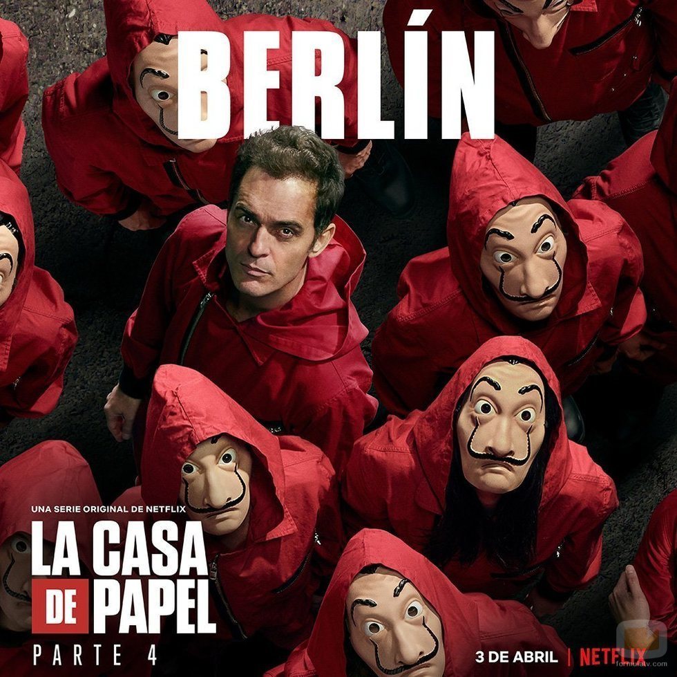 Póster de Berlín para la cuarta parte de 'La Casa de Papel'