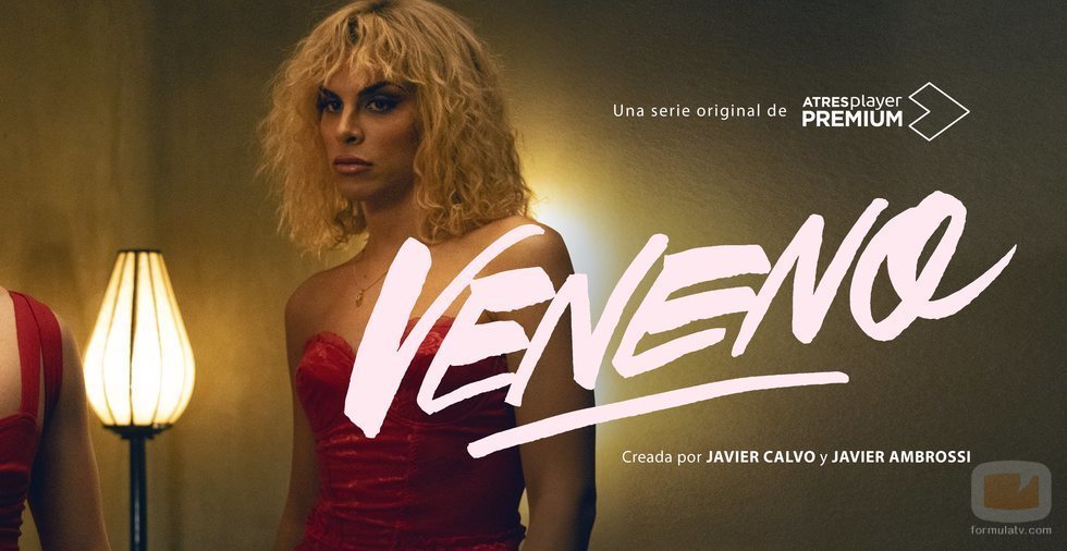 Jedet en un cartel promocional de 'Veneno', la serie de Los Javis
