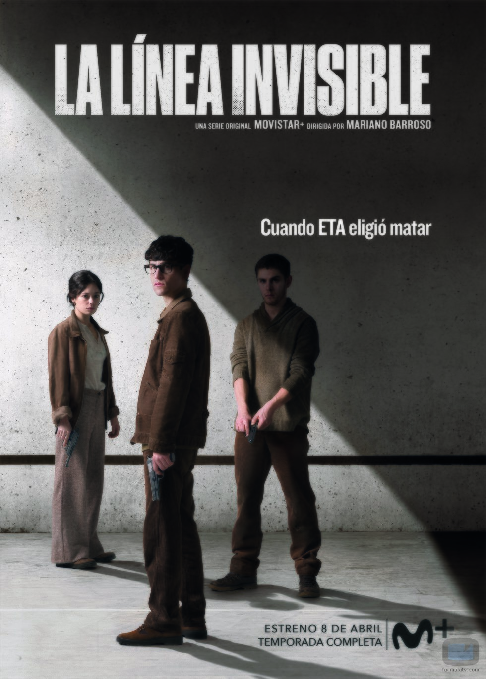 Póster de 'La línea invisible' con Àlex Monner, Anna Castillo y Patrick Criado