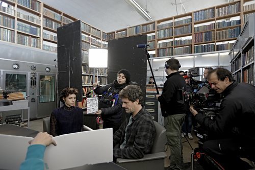 Rodolfo Sancho y Aura Garrido en la cuarta temporada de 'El Ministerio del Tiempo'