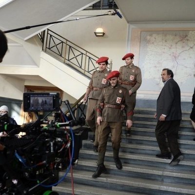 Vestíbulo de la sede de 'El Ministerio del Tiempo' en la cuarta temporada