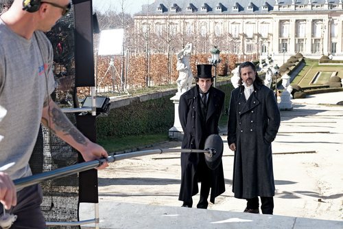 Rodaje de 'El Ministerio del Tiempo' en la Granja de San Ildefonso