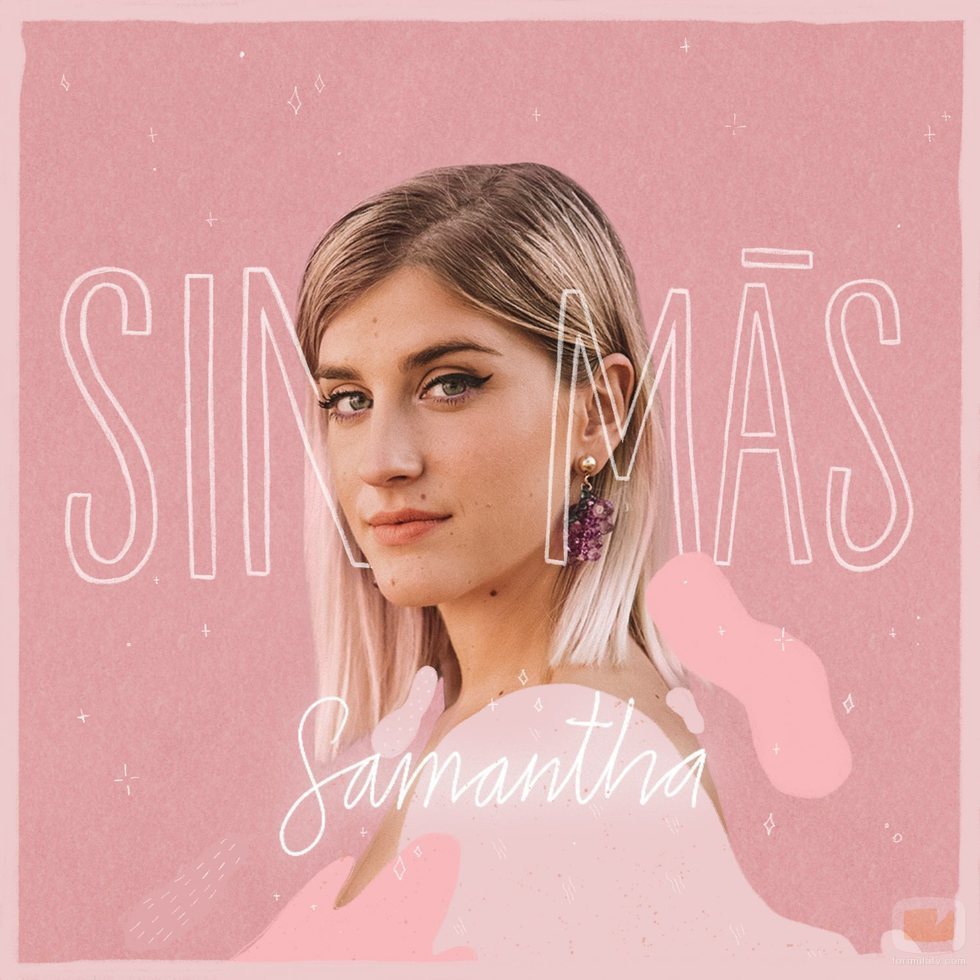 Portada de "Sin más", primer single de Samantha ('OT 2020')