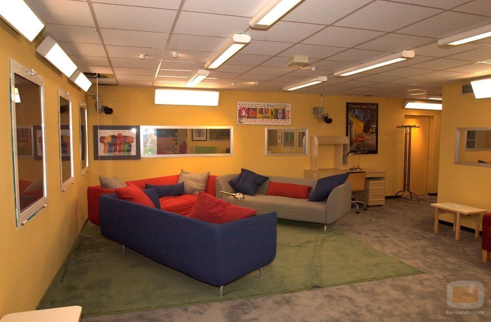 El salón de la casa de 'GH 1'