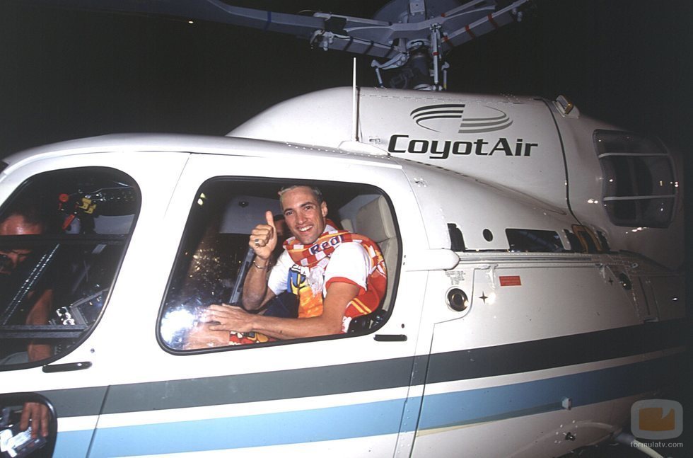 Ismael viaja en helicóptero a Telecinco en la final de 'GH 1'