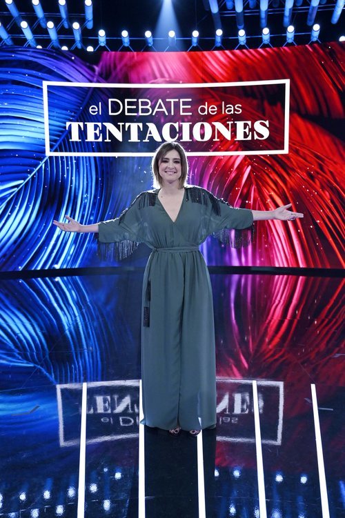 Sandra Barneda en el plató de 'El debate de las tentaciones'