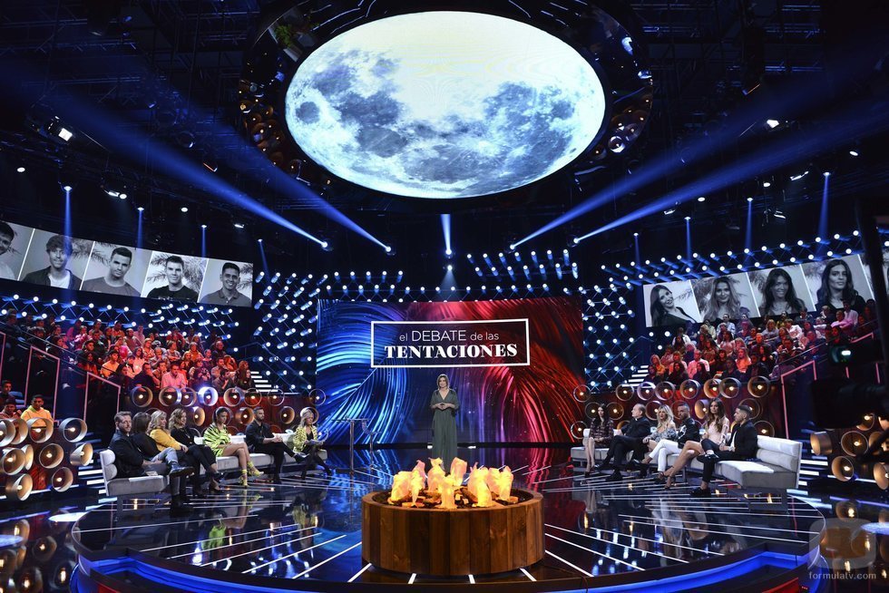 El plató de 'El debate de las tentaciones'
