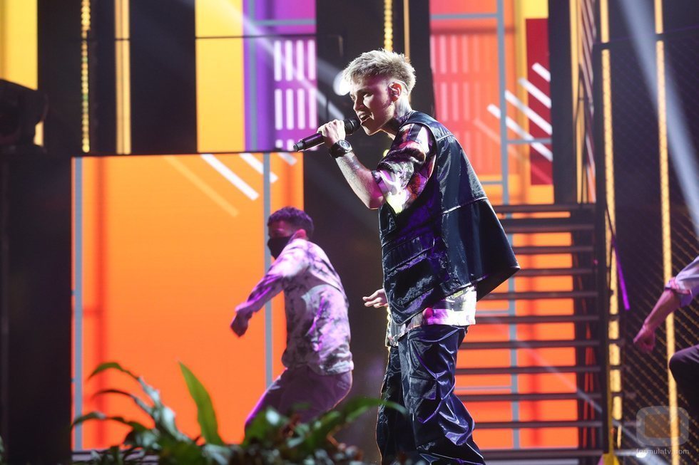 Hugo Cobo interpreta "Mmm Yeah" en la Gala 10 de 'OT 2020'