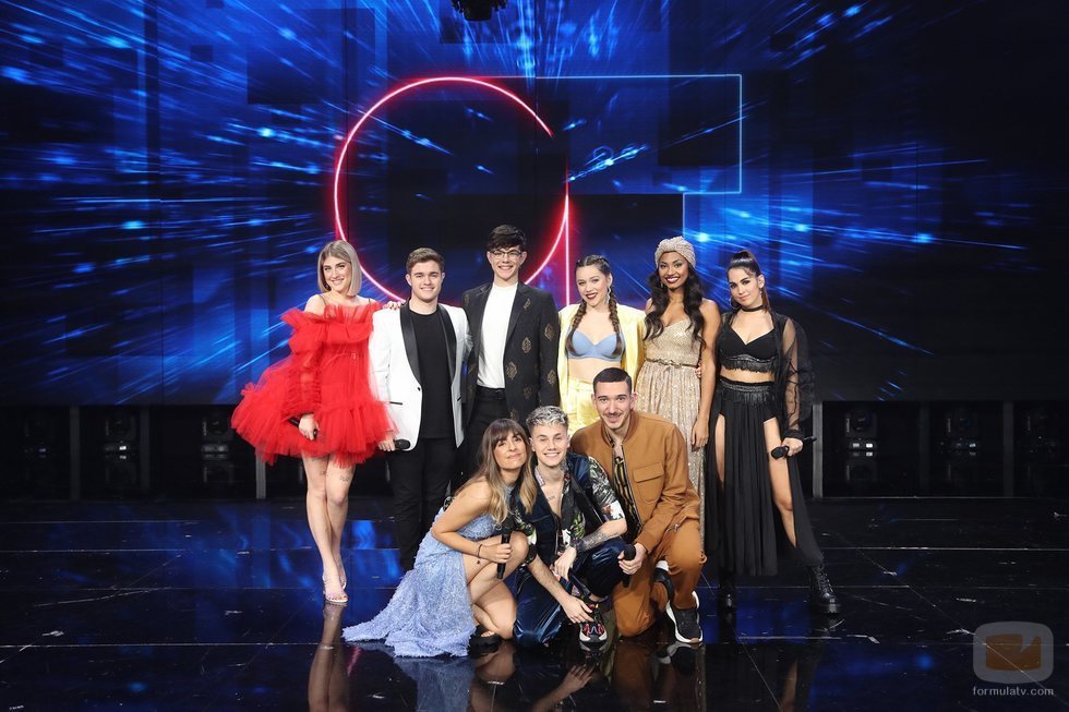 Los concursantes de 'OT 2020' posan juntos en la Gala 10