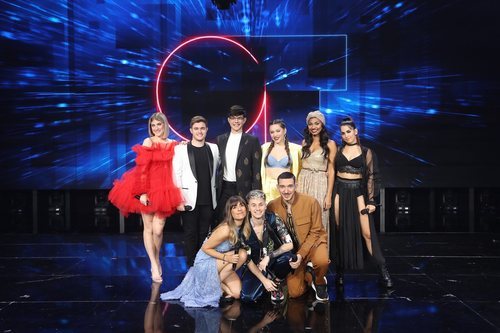 Los concursantes de 'OT 2020' posan juntos en la Gala 10