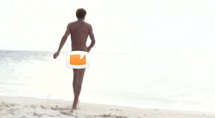 Hugo Sierra se baña totalmente desnudo en 'Supervivientes 2020'