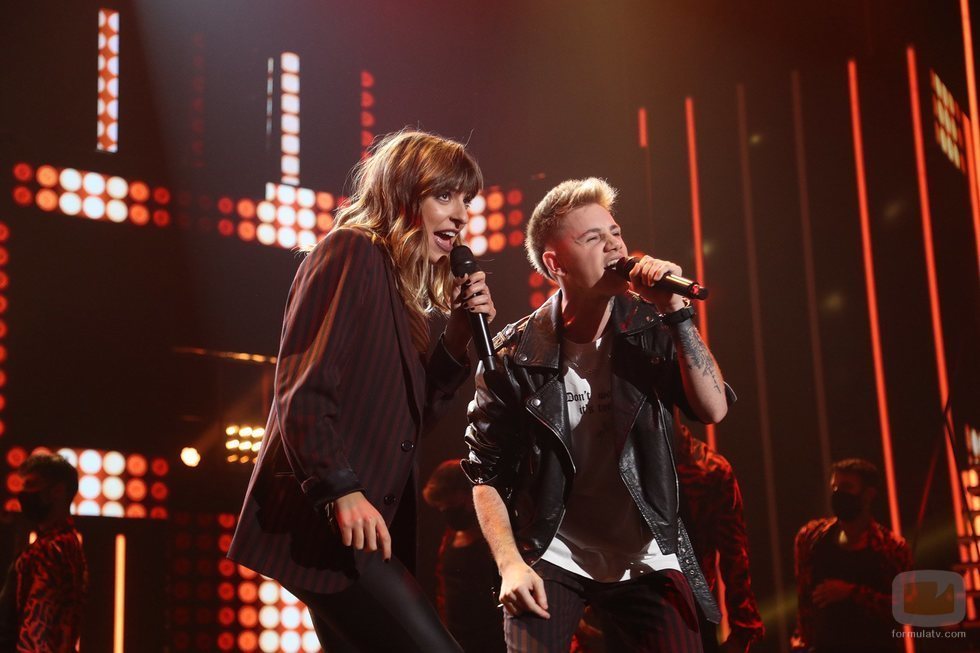Maialen y Hugo Cobo cantan "Adiós papá" en la semifinal de 'OT 2020'
