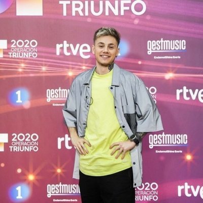 Hugo Cobo en la rueda de prensa de 'OT 2020'