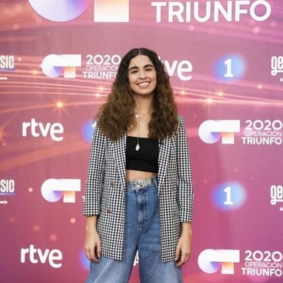 Anaju posa en la rueda de prensa de 'Operación Triunfo 2020'