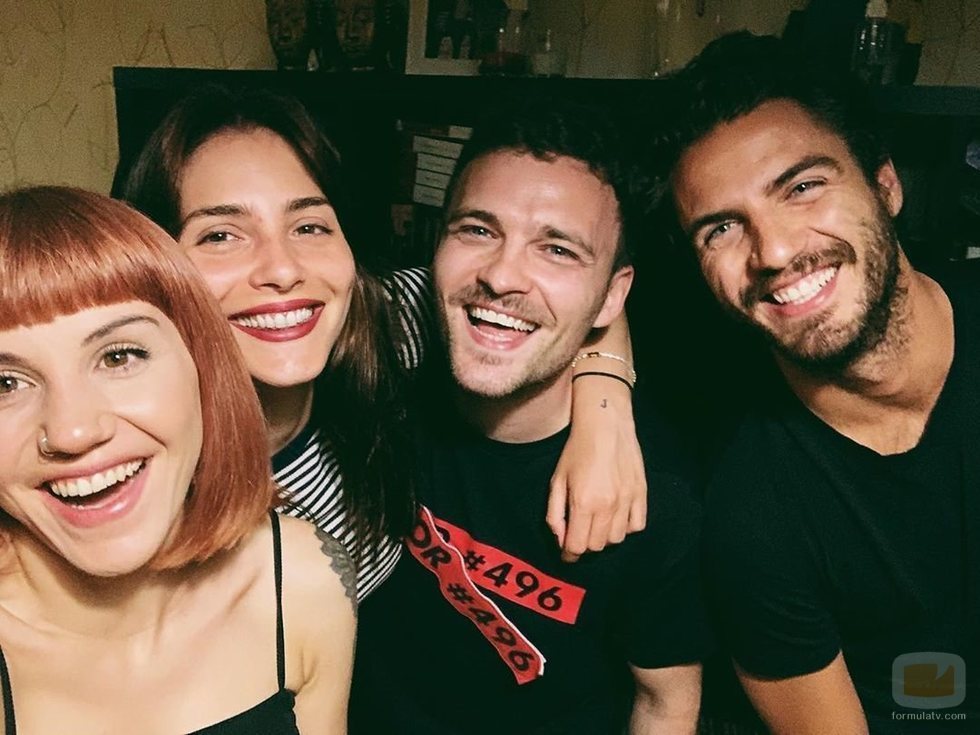 Reencuentro de 'Física o química' con Angy, Andrea Duro, Adam Jezierski y Maxi Iglesias