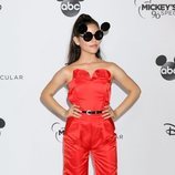 Jenna Ortega en el 90 cumpleaños de Mickey Mouse