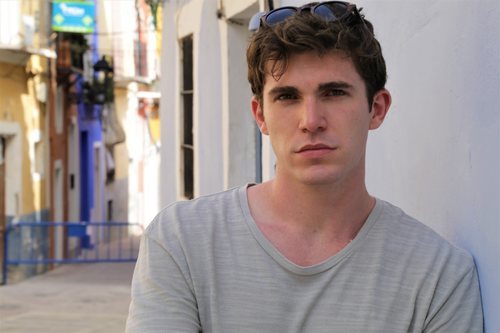 Eric Masip, en el rodaje de 'Alba'