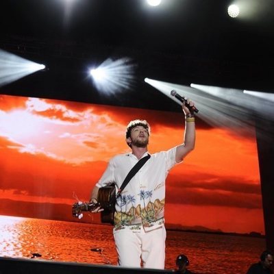 Jesús Rendón, en el concierto de 'OT 2020' del Wizink Center