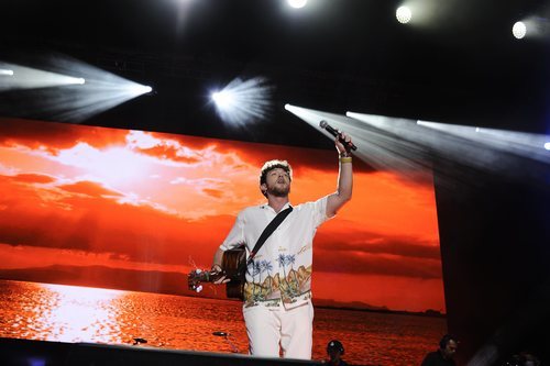 Jesús Rendón, en el concierto de 'OT 2020' del Wizink Center