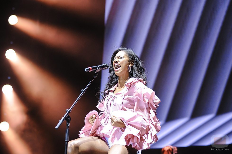 Nia Correia ('OT 2020') canta en el Wizink Center
