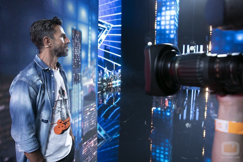 Santi Millán, entre bambalinas en 'Got Talent 6'