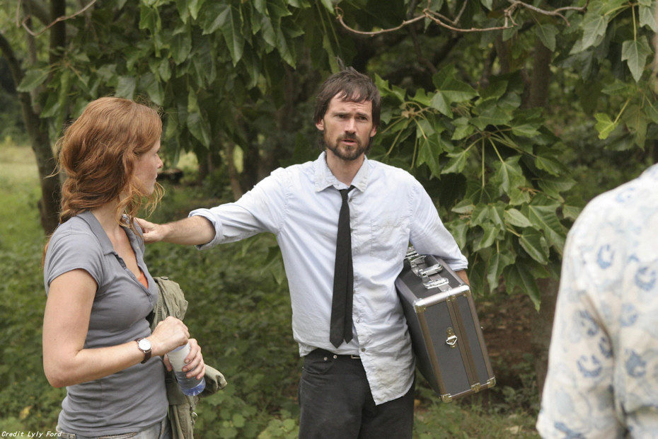 Jeremy Davies y Rebecca Mader en 'Lost'