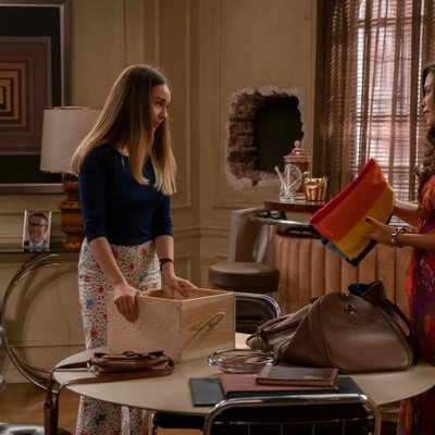 Amelia, con la bandera del Orgullo en 'Amar es para siempre'