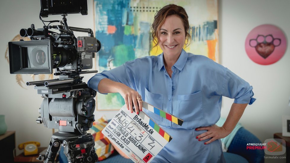 Ana Milán en el rodaje de 'ByAnaMilán' de Atresplayer Premium