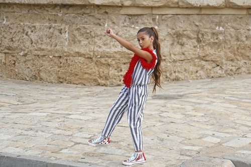 Soleá baila en el rodaje del vídeo de "Palante"