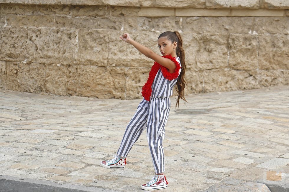 Soleá baila en el rodaje del vídeo de "Palante"