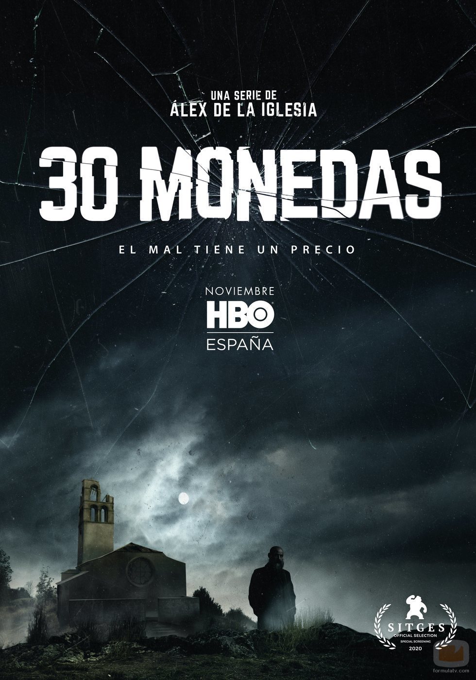 Póster de '30 monedas', serie de Álex de la Iglesia para HBO España