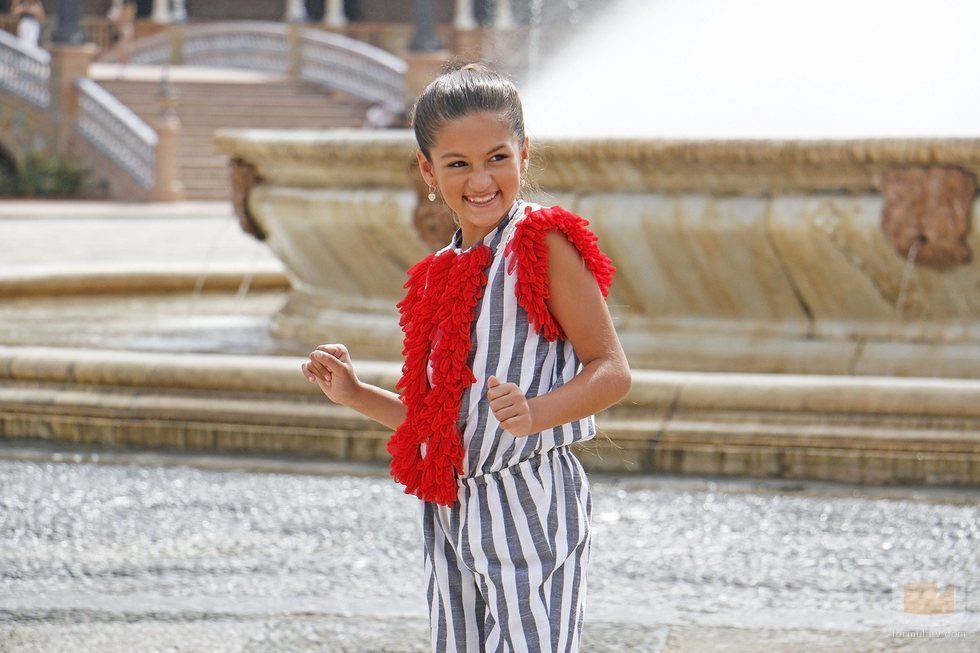 Soleá en el videoclip de "Palante", su canción para Eurovisión Junior 2020